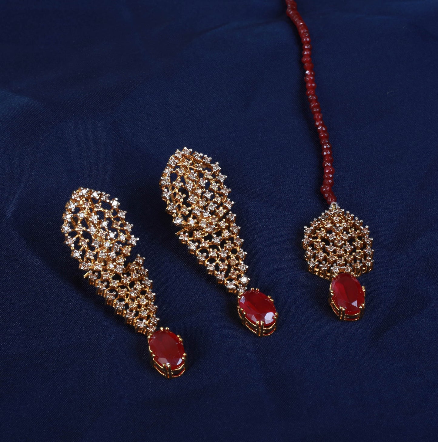 Necklace Set with Earrings , Tika