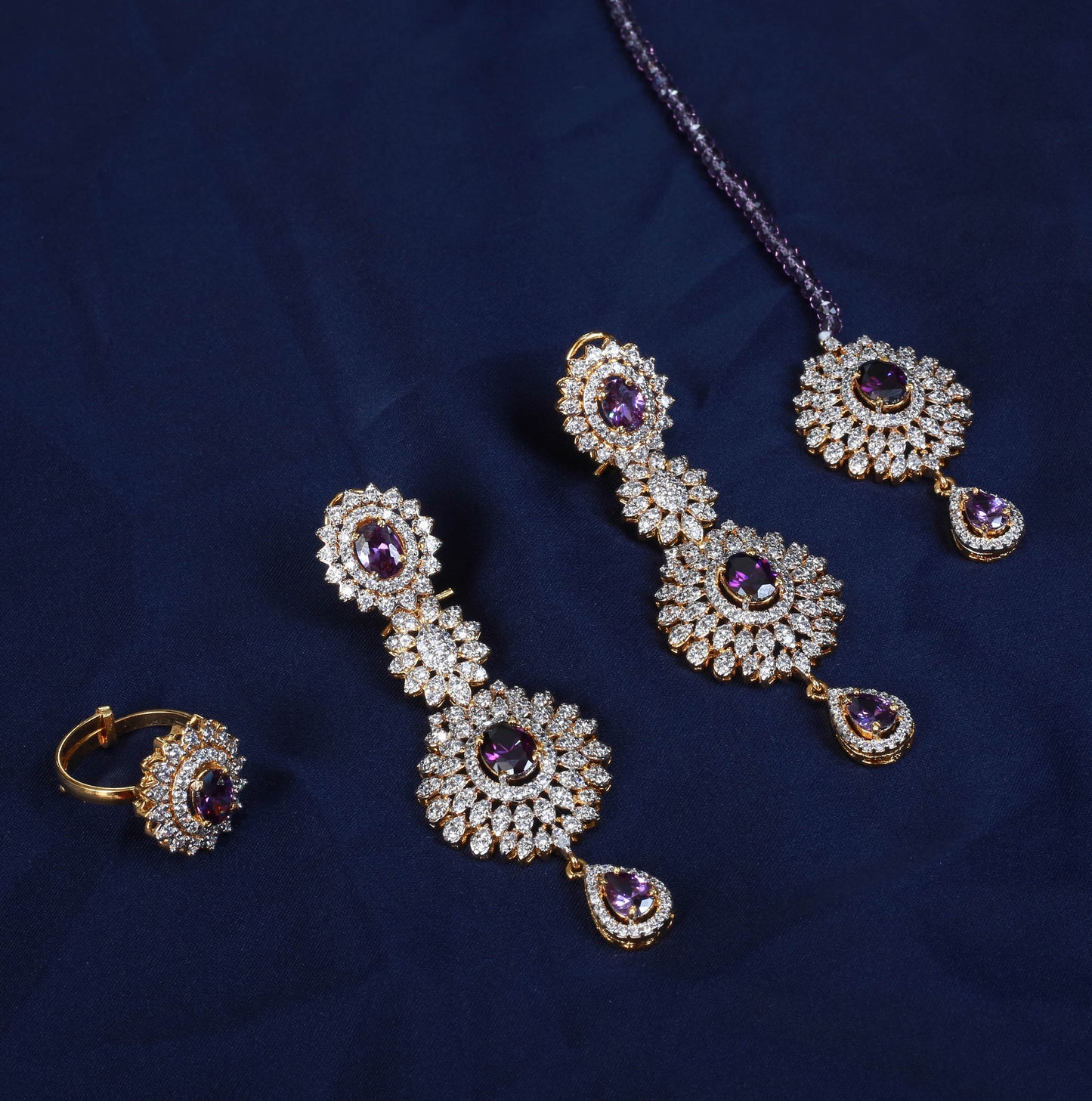 Necklace and Ring , Earrings , Tika