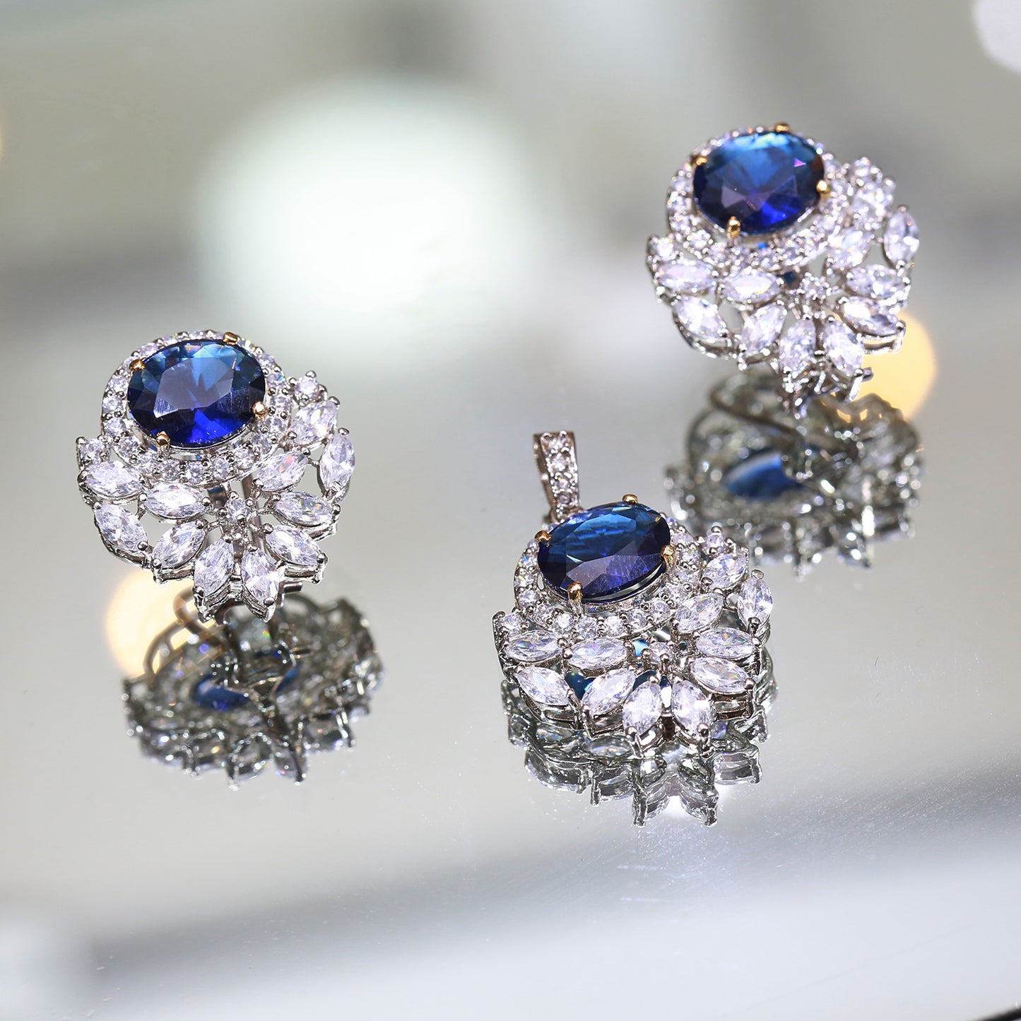 Locket and Earrings 84