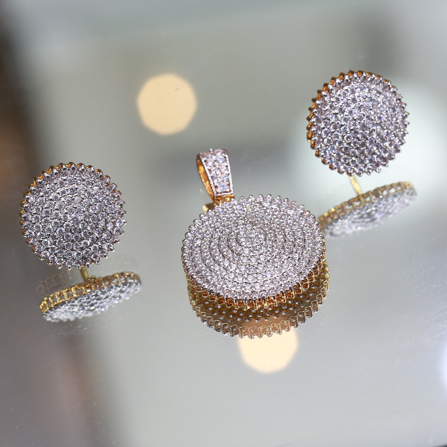 Locket and Earrings 82