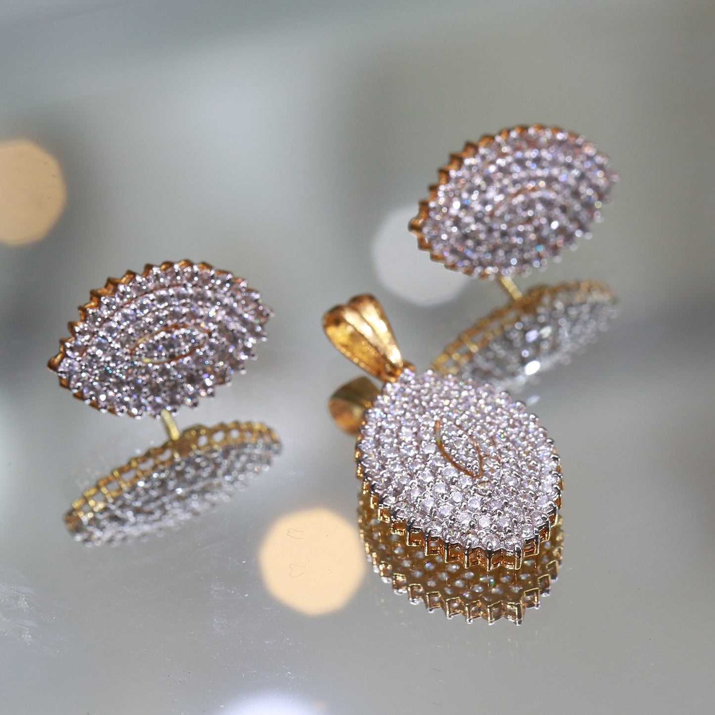 Locket and Earrings 65