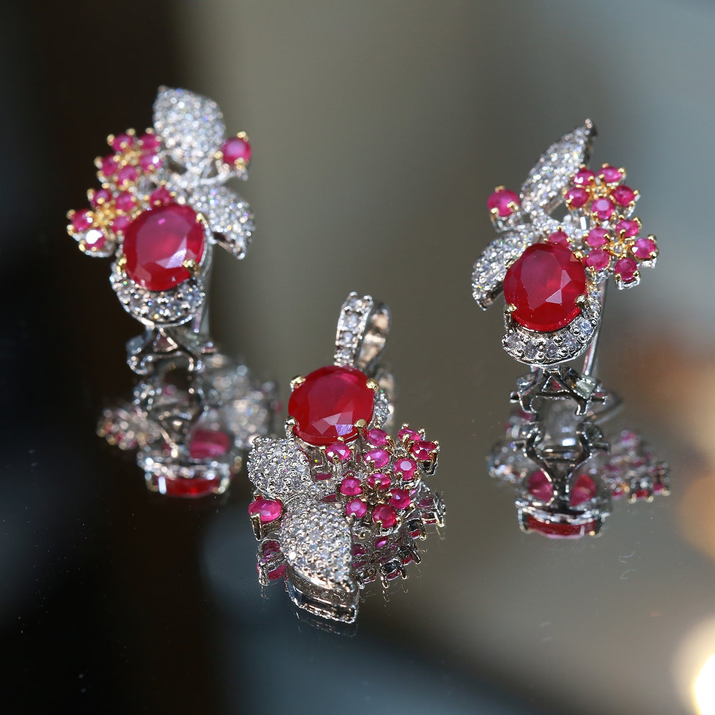 Locket and Earrings 75