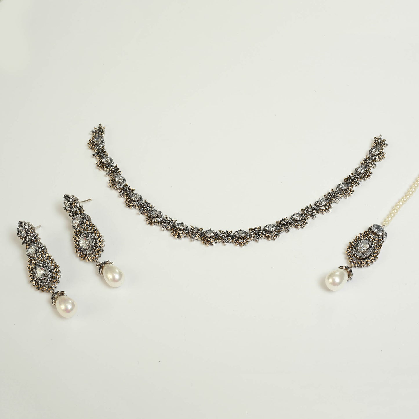Necklace Set With Earrings,Tika
