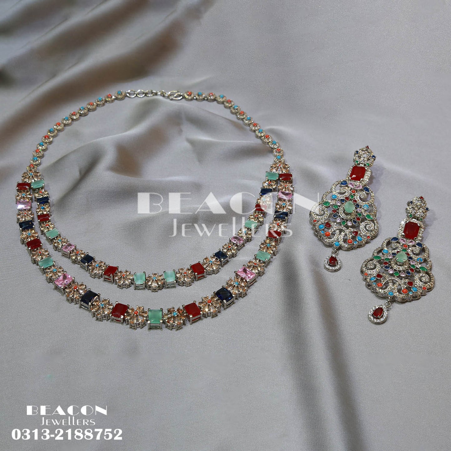 Necklace Set With Earrings
