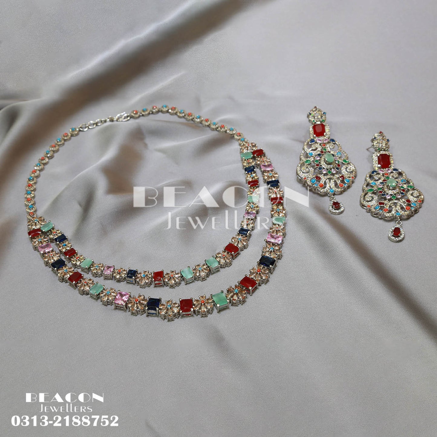 Necklace Set With Earrings