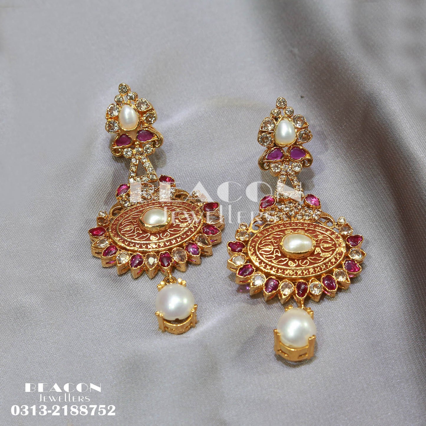 Necklace Set with Tika Earrings