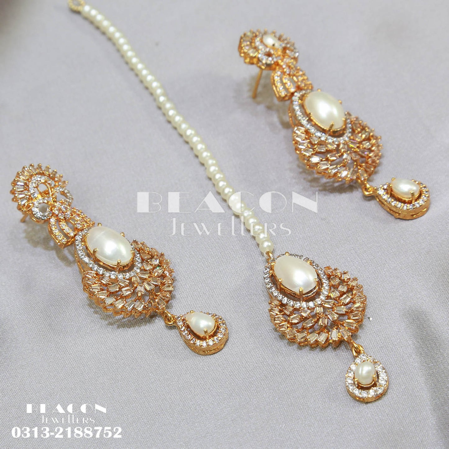 Necklace Set with Tika Earrings