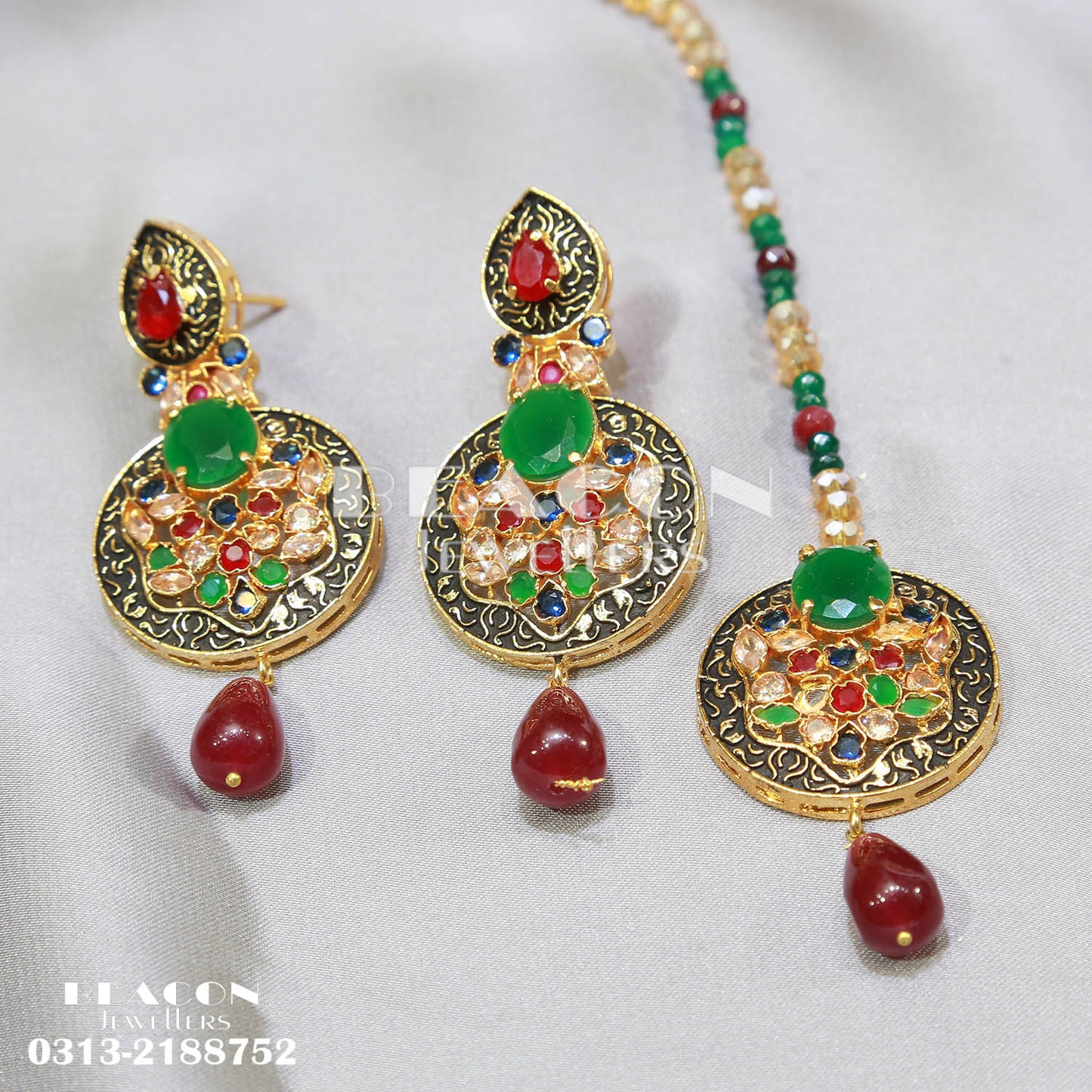 Necklace Set withTika Earrings