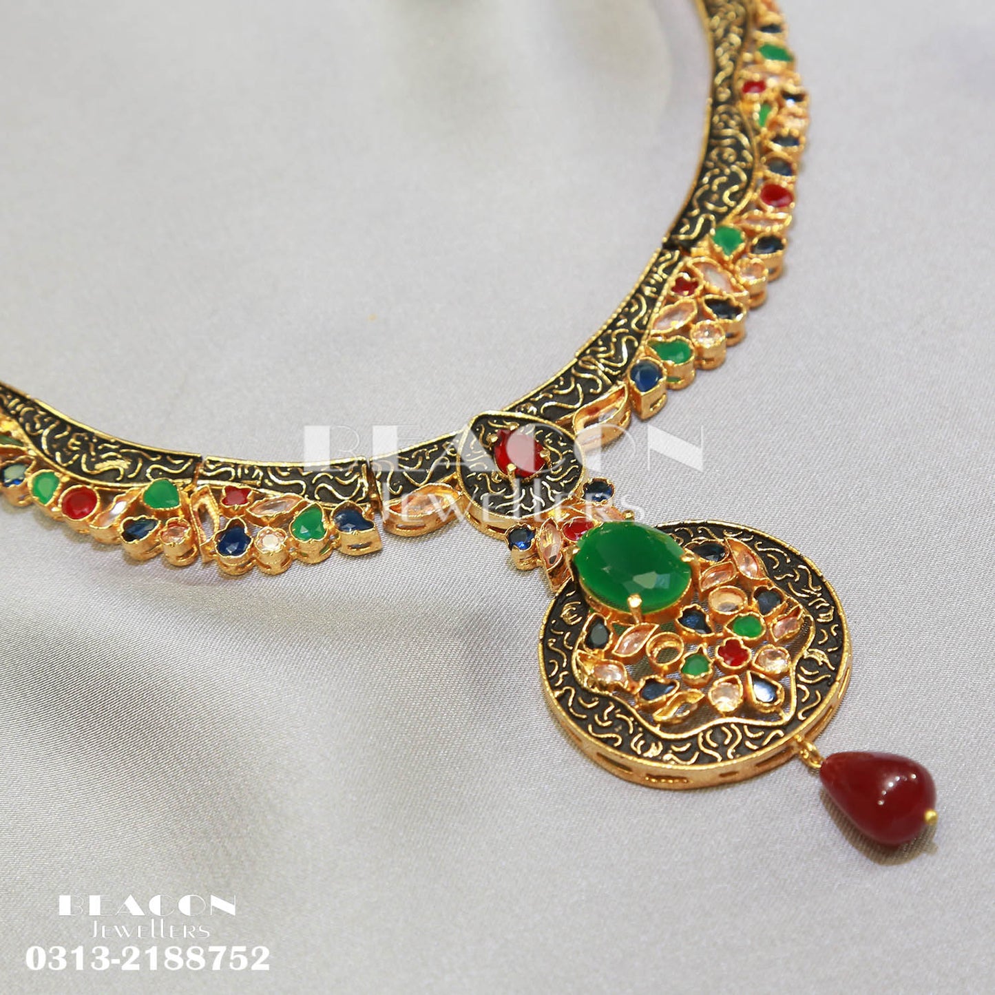Necklace Set withTika Earrings