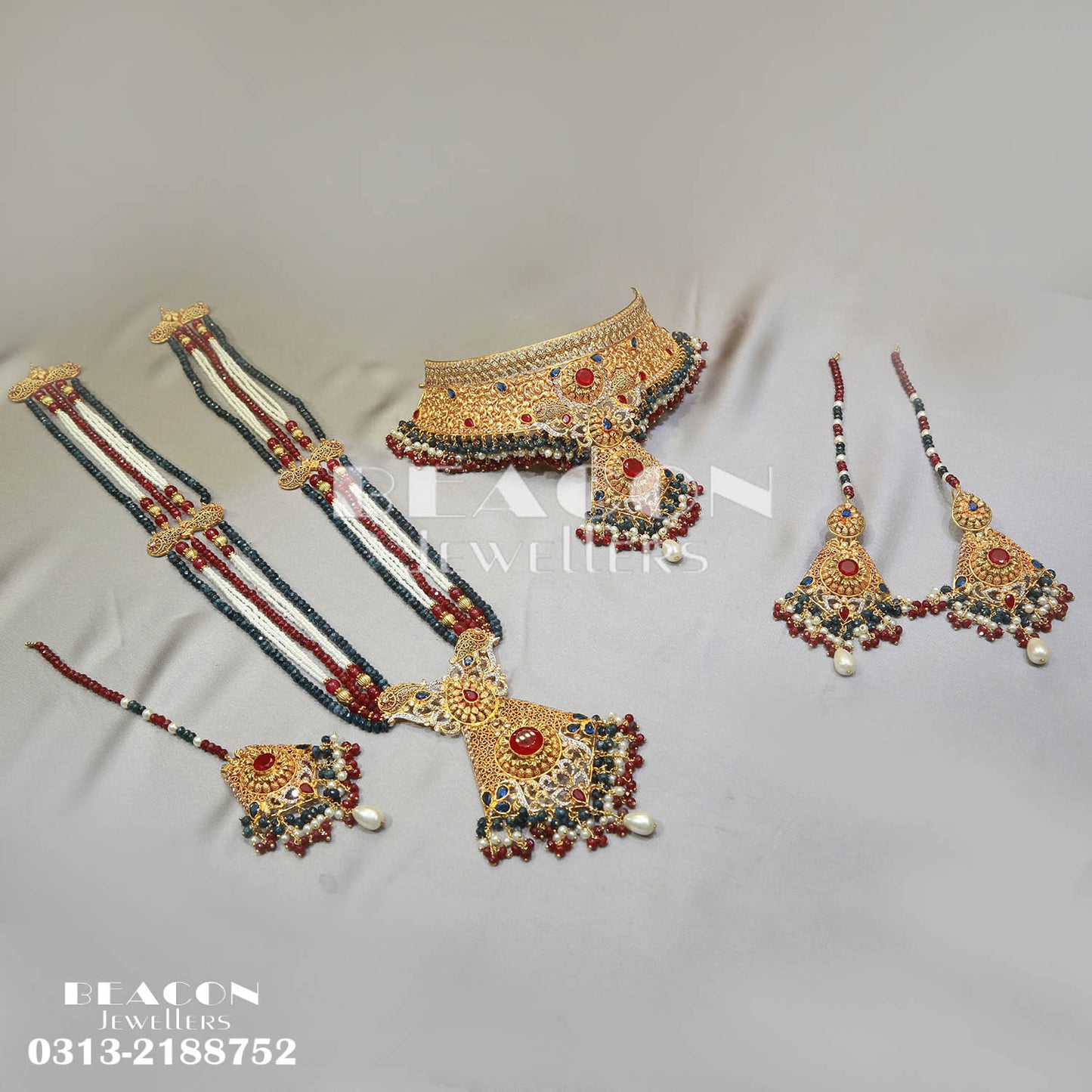 Necklace Set With Mala Tika