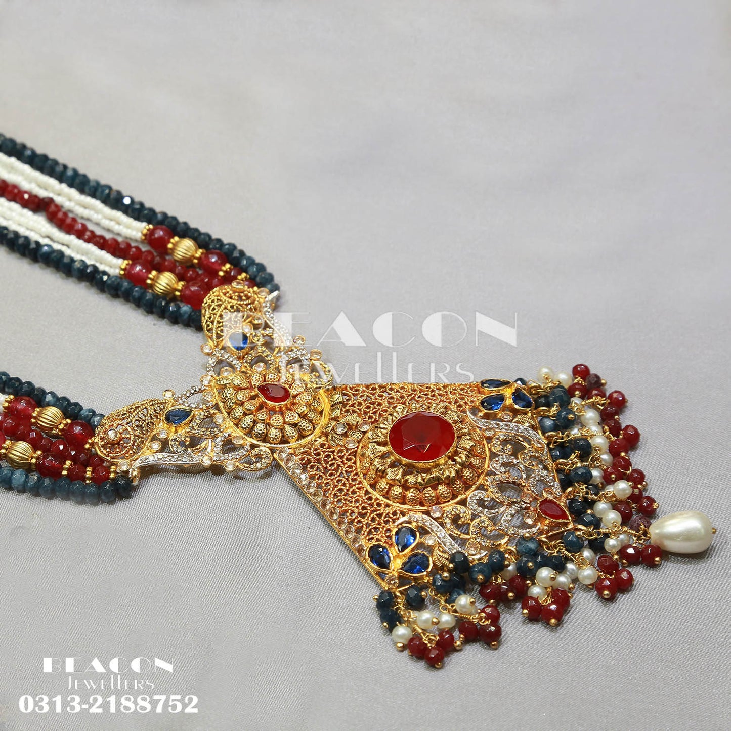Necklace Set With Mala Tika