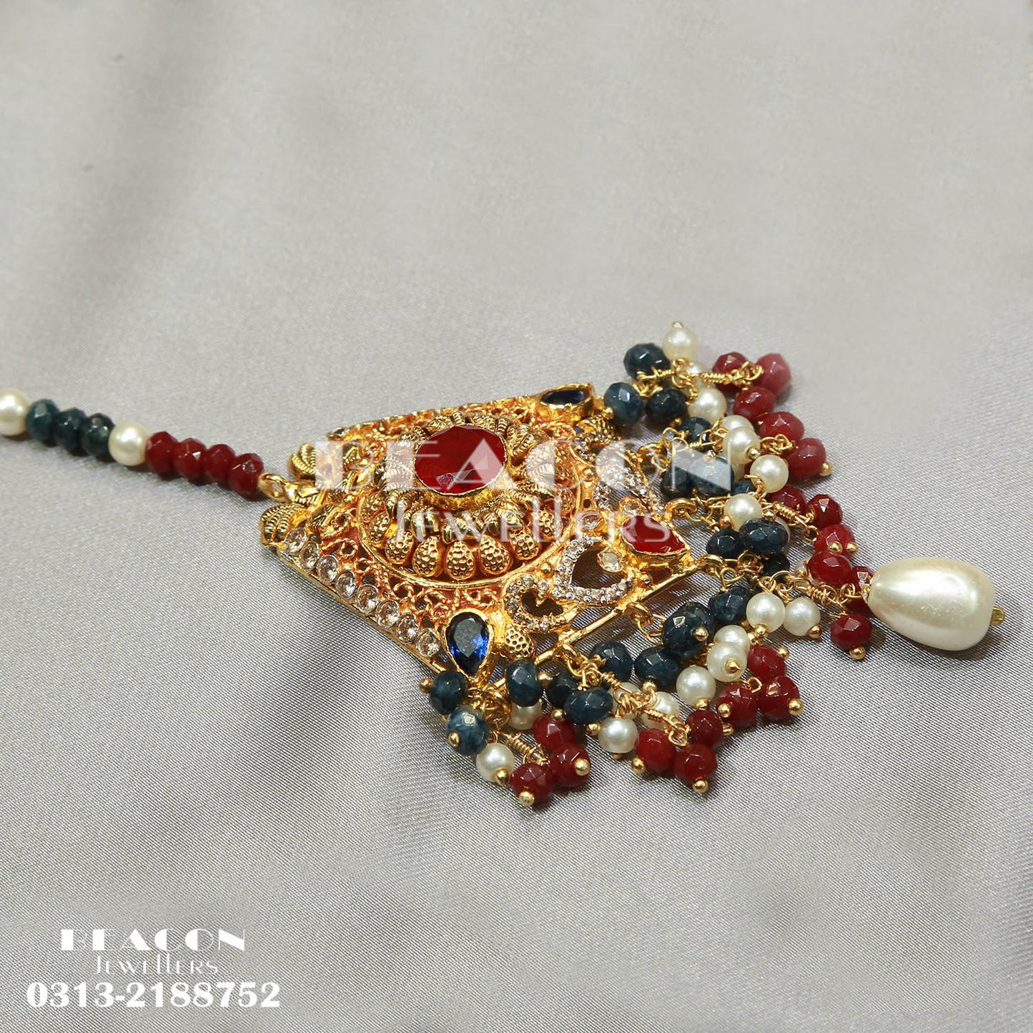 Necklace Set With Mala Tika