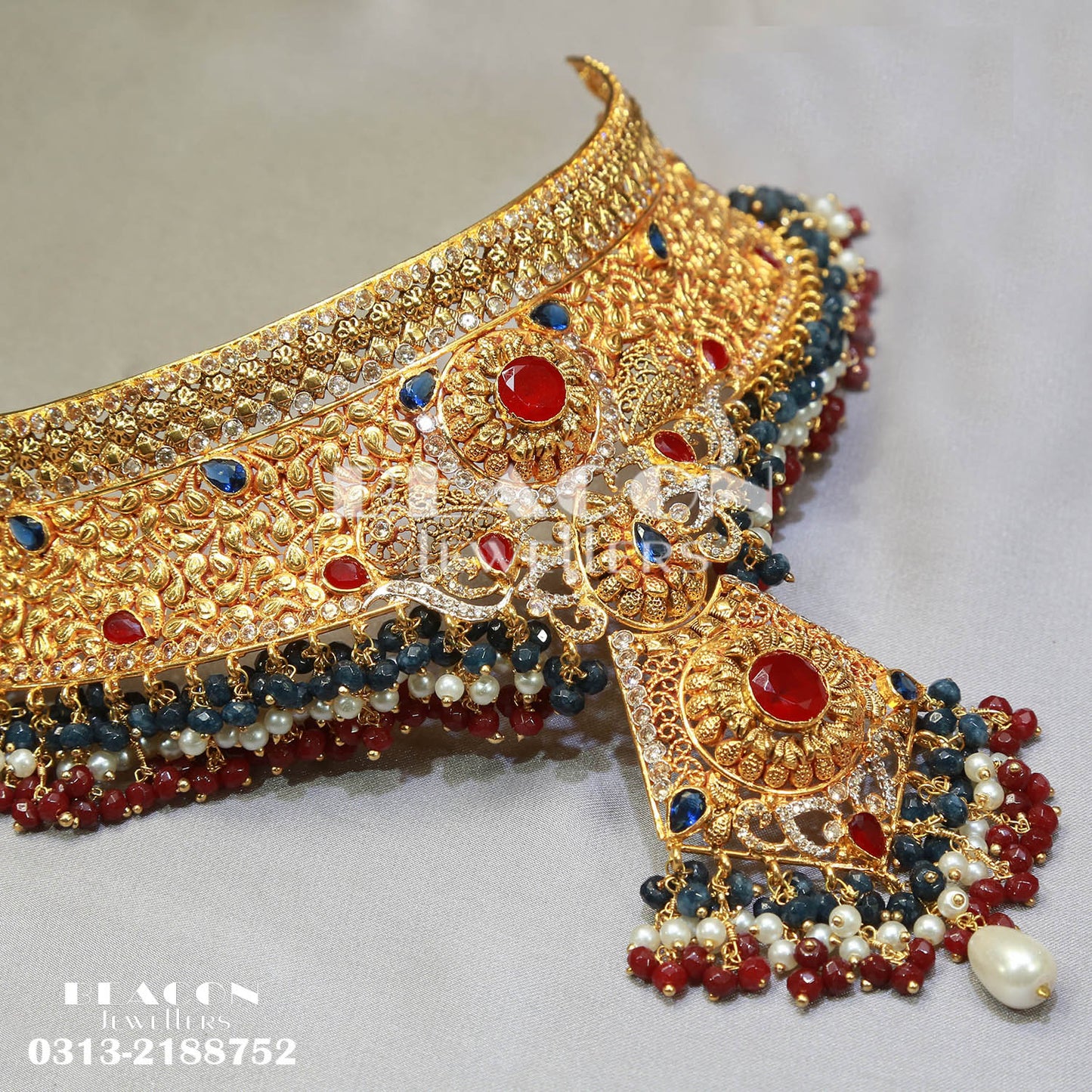 Necklace Set With Mala Tika
