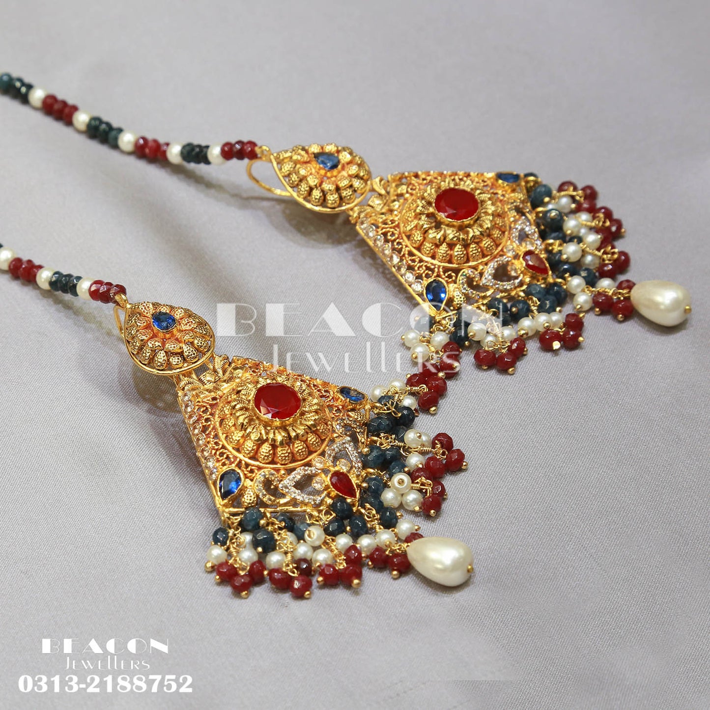 Necklace Set With Mala Tika