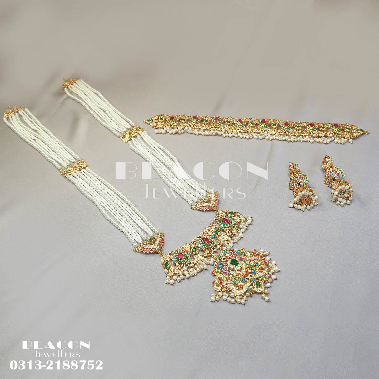 Choker Set Mala and Earrings