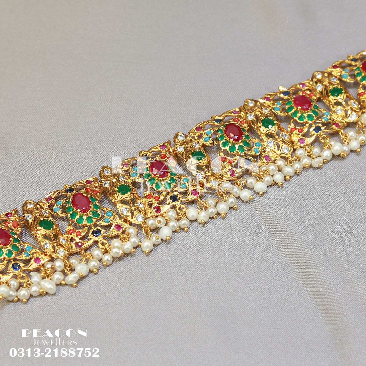 Choker Set Mala and Earrings