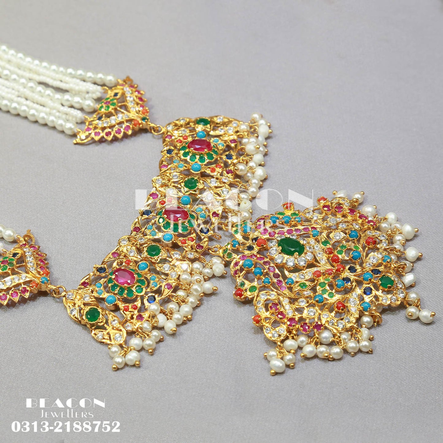 Choker Set Mala and Earrings