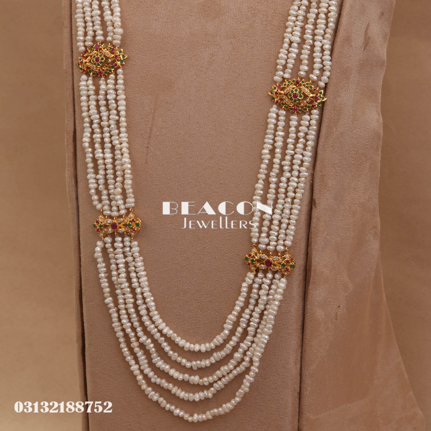 Necklace Maala Bindi and Earrings 10