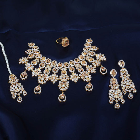 Necklace Set With Earrings Tika Ring