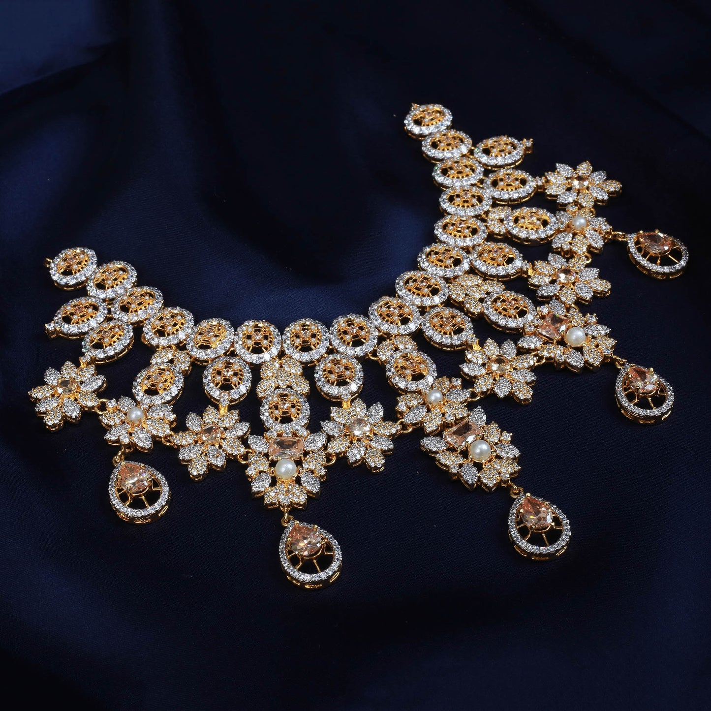 Necklace Set With Earrings Tika Ring