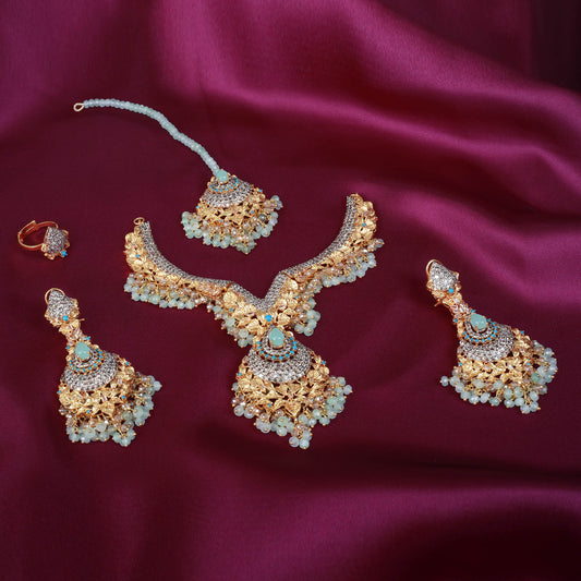 Necklace Set With Earring ,Tika , Ring