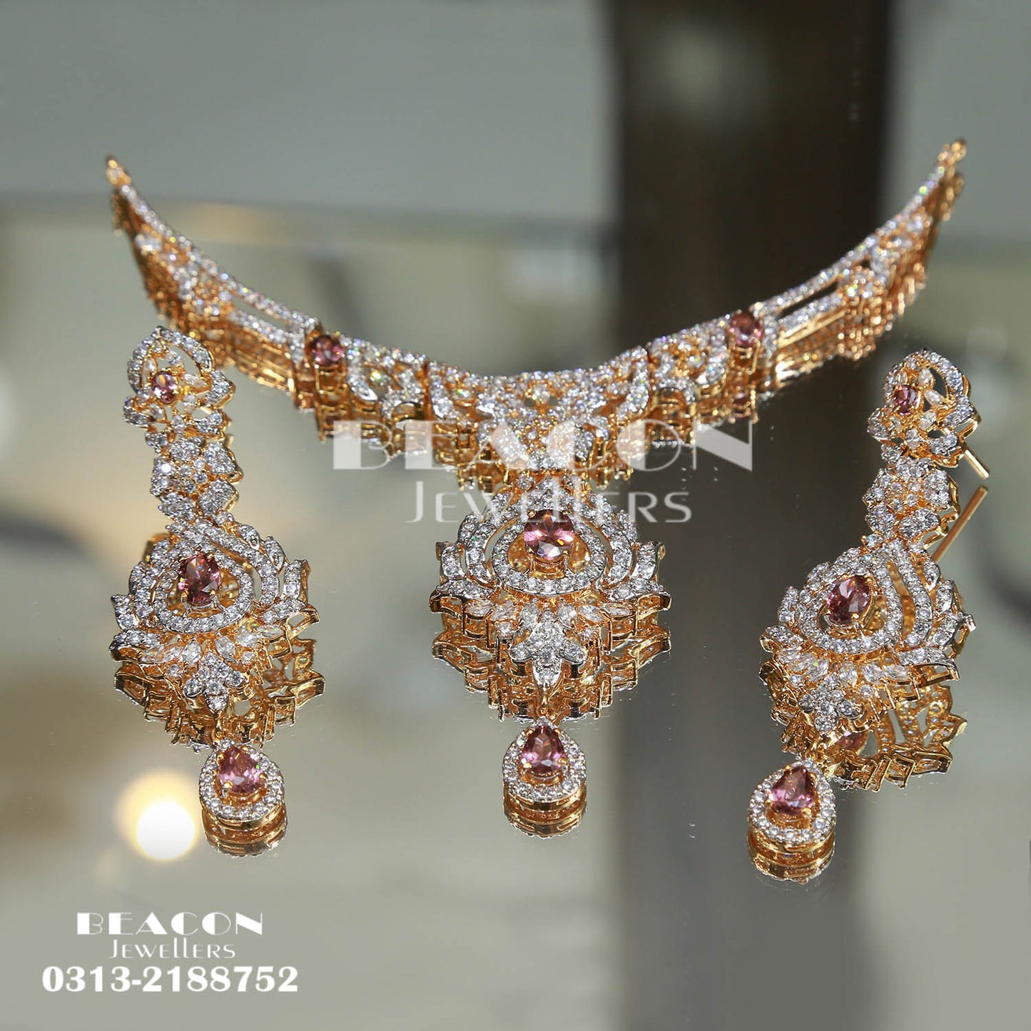 Necklace Set With Earrings