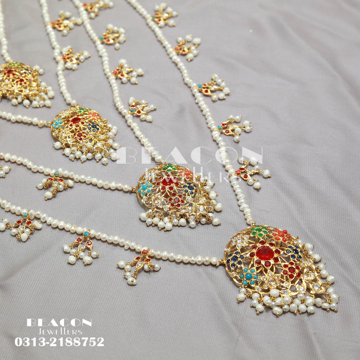 Maala Ring Tika With Earrings