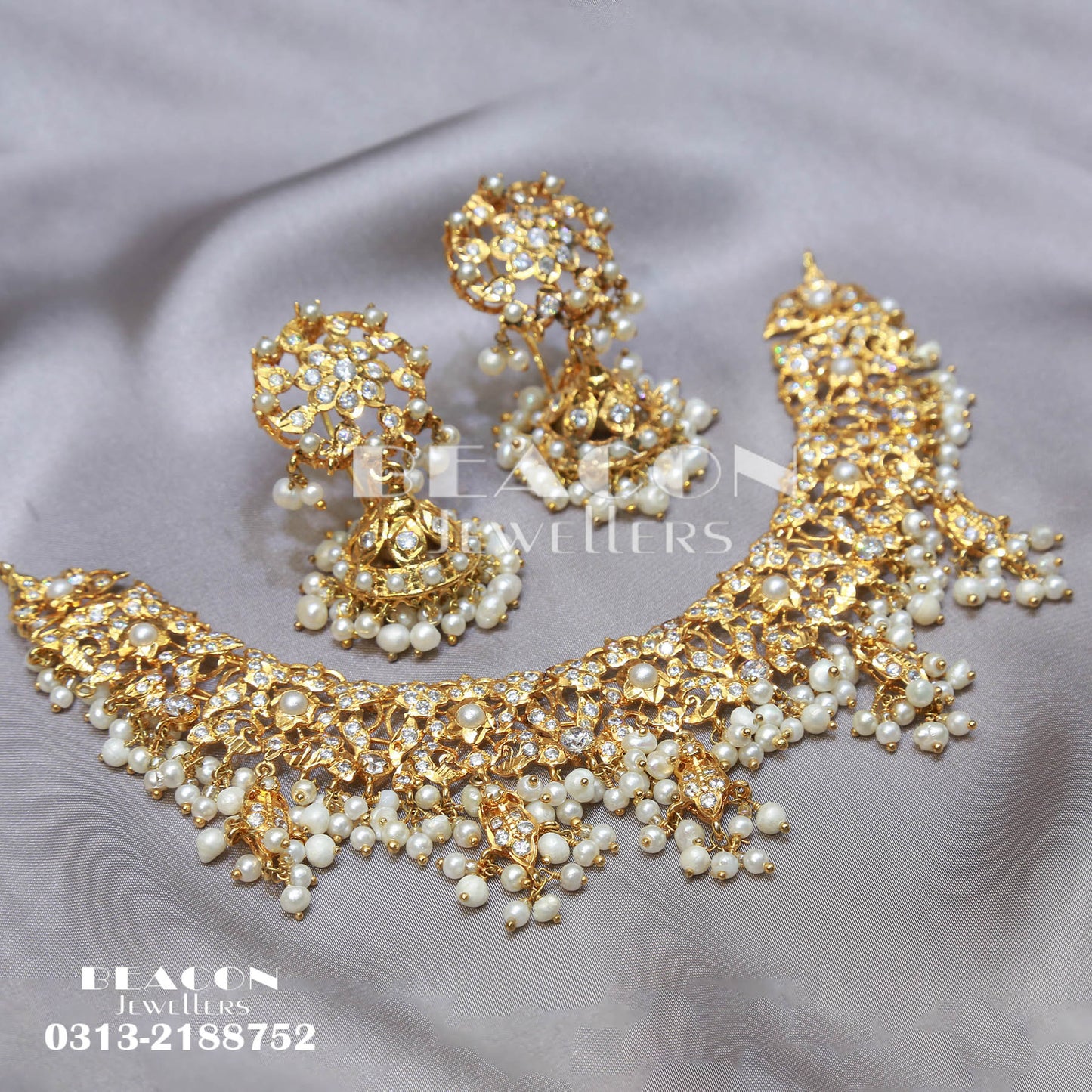 Necklace Set With Earrings