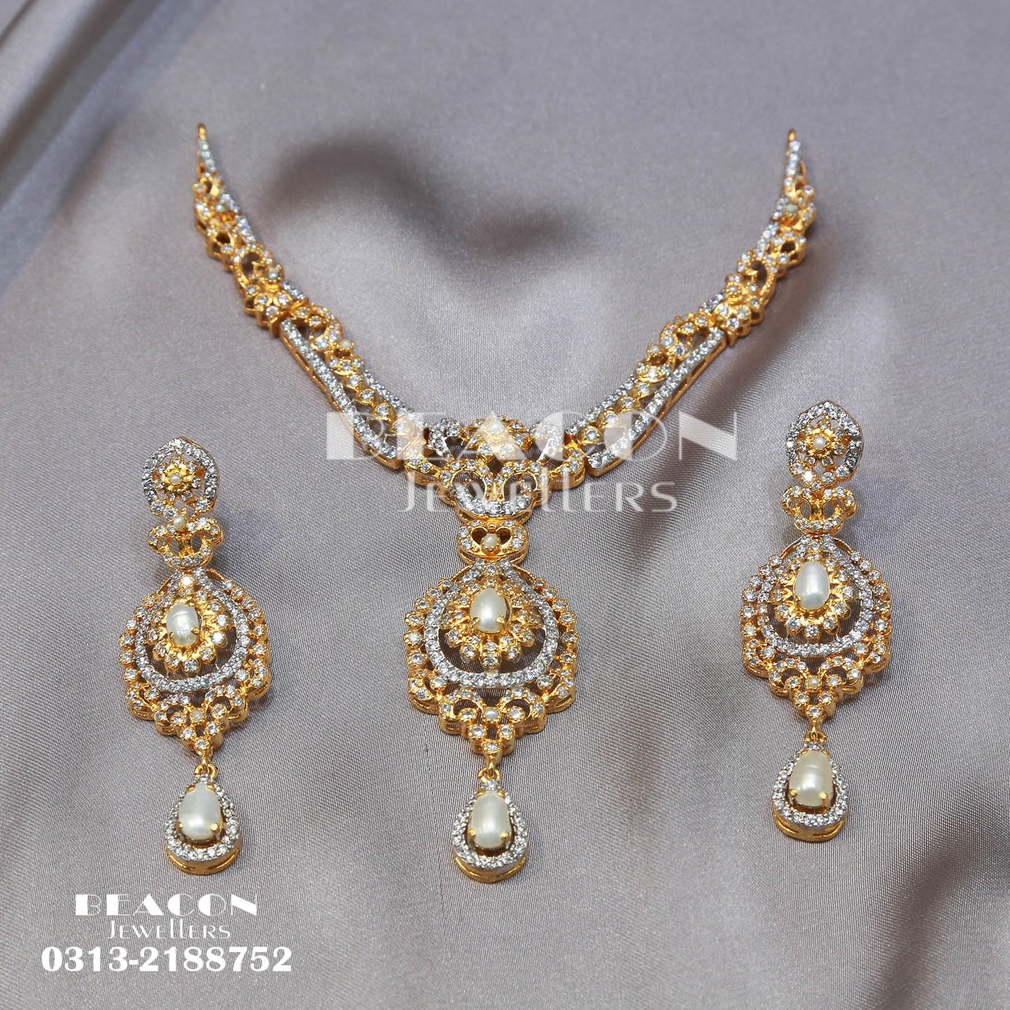 Necklace Set With Earrings