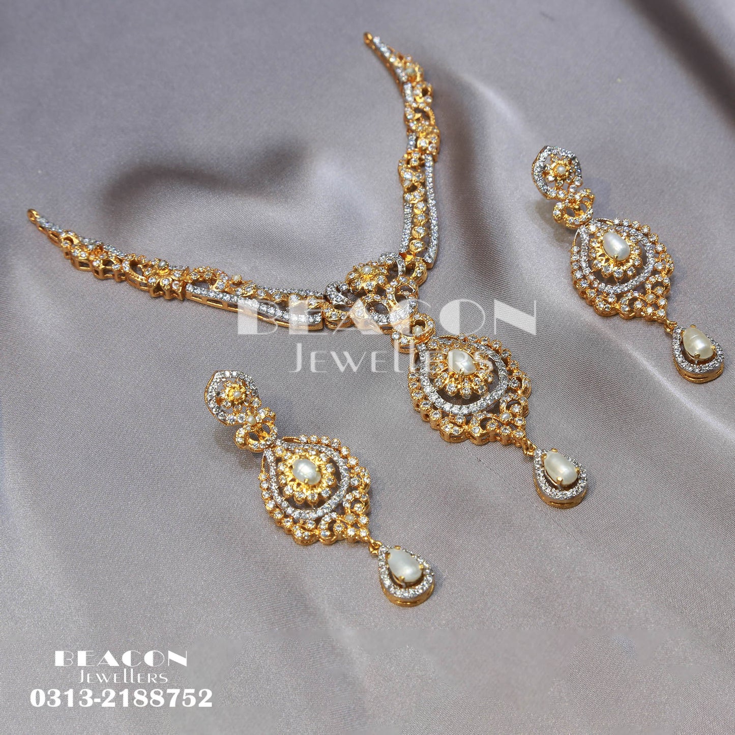 Necklace Set With Earrings