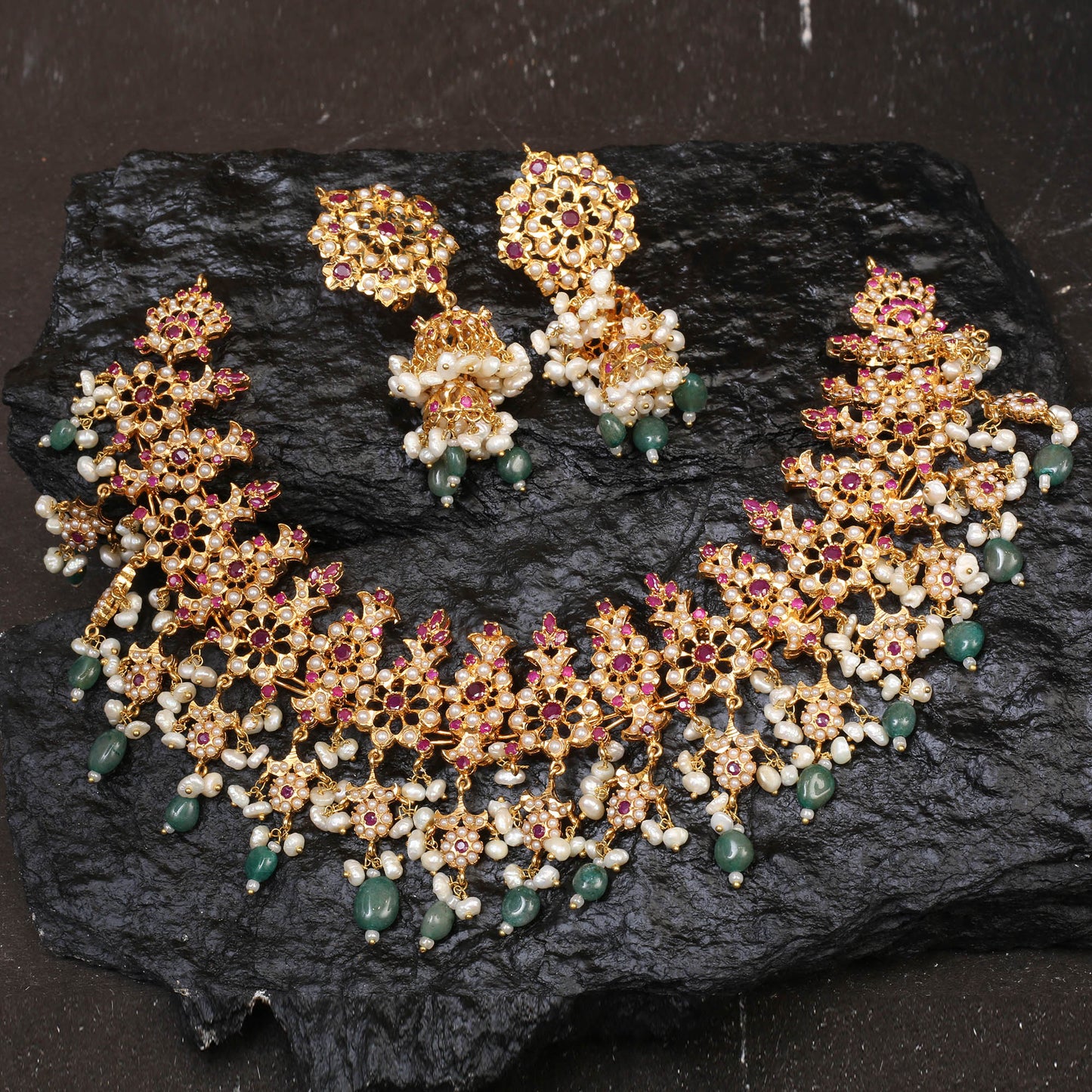 Necklace Set With Earrings