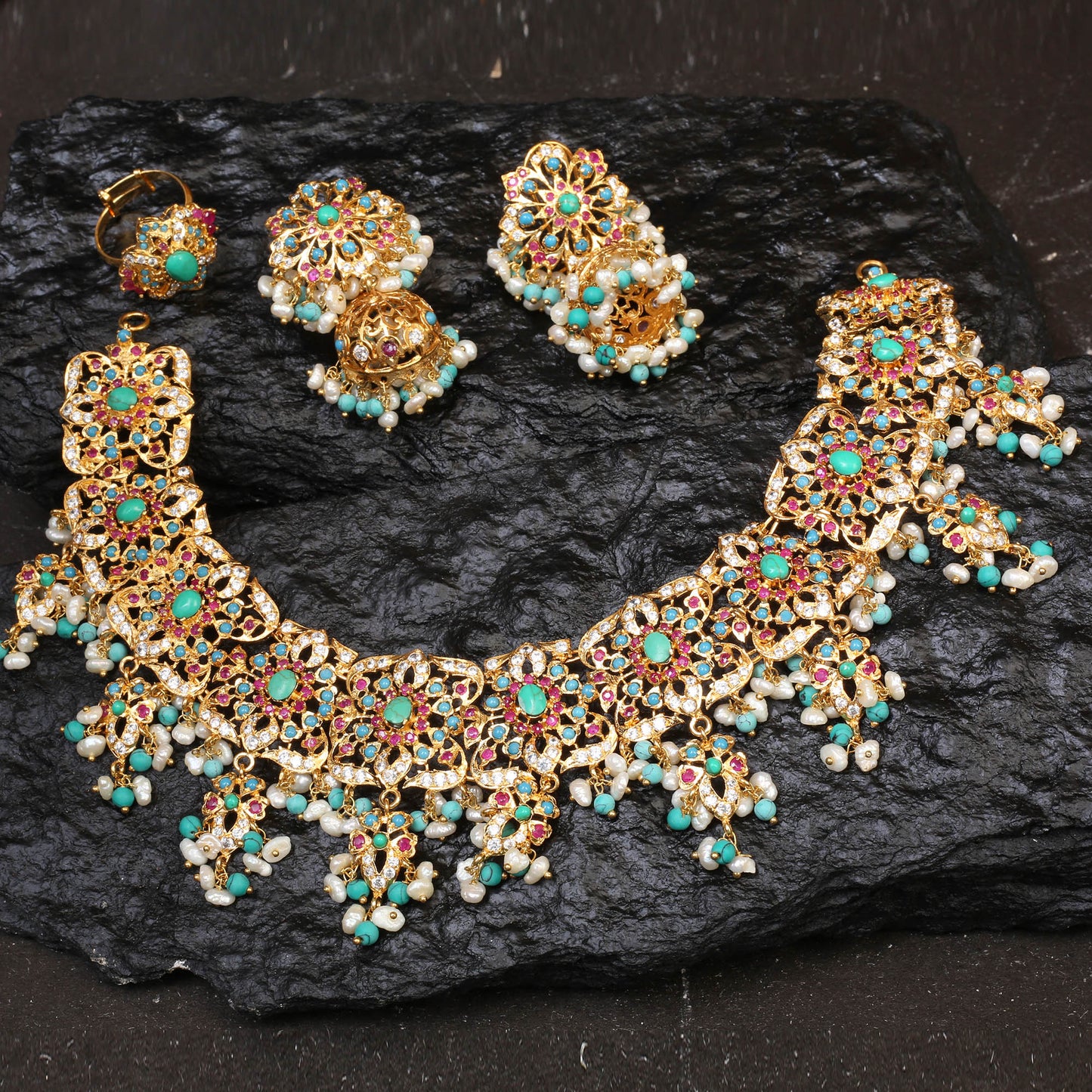 Necklace Set With Earrings