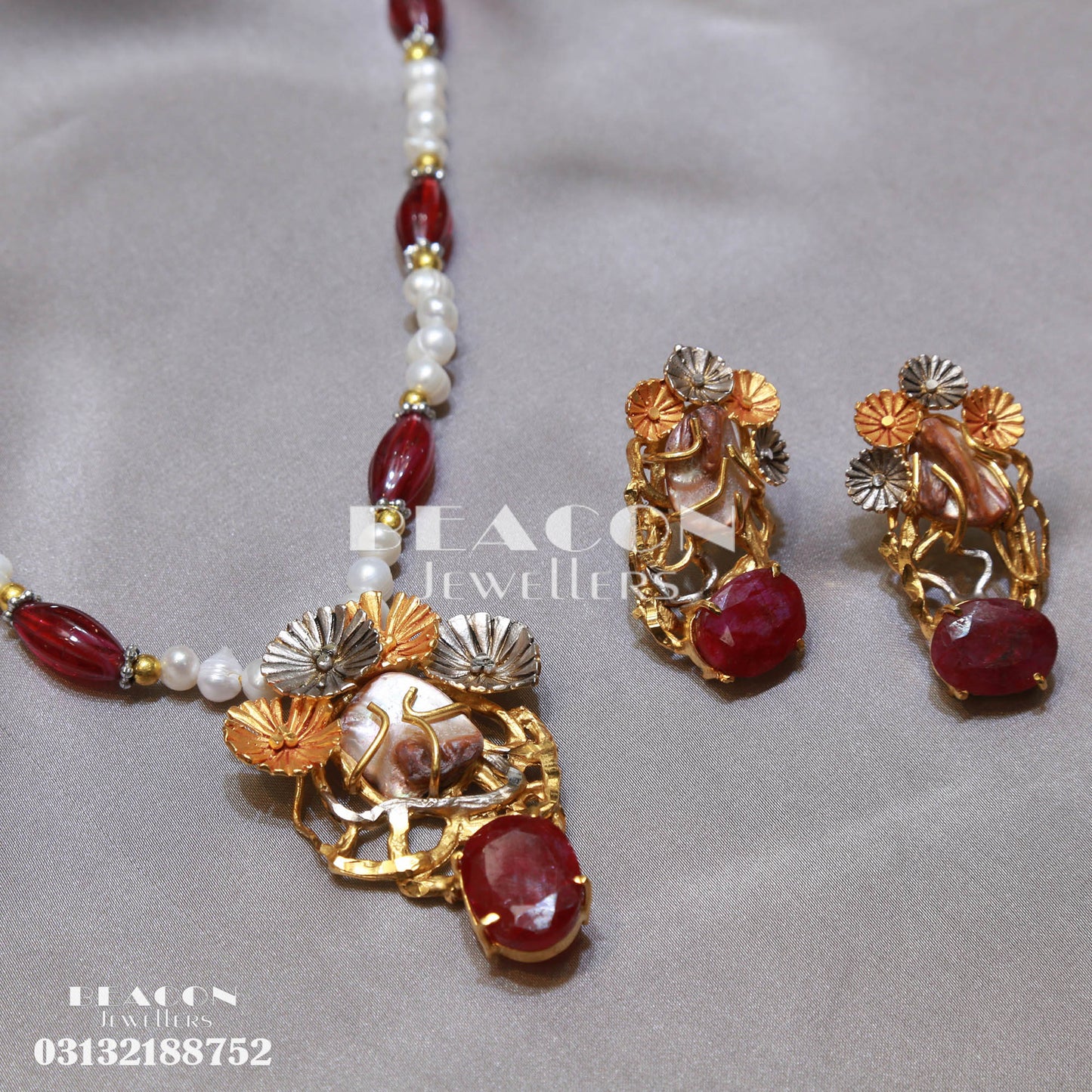 Necklace Ring Bracelet and Earrings 03