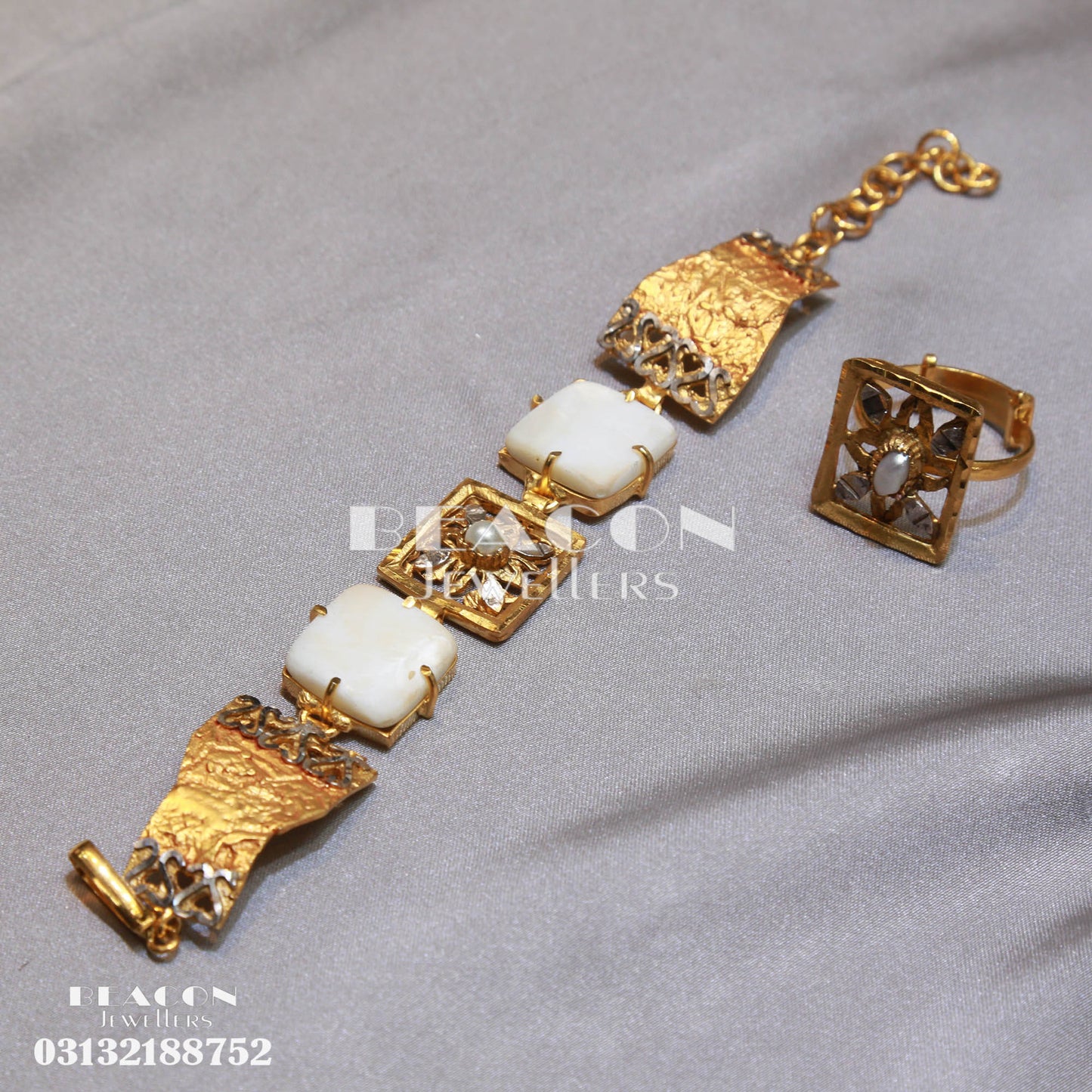 Necklace Ring Bracelet and Earrings 12