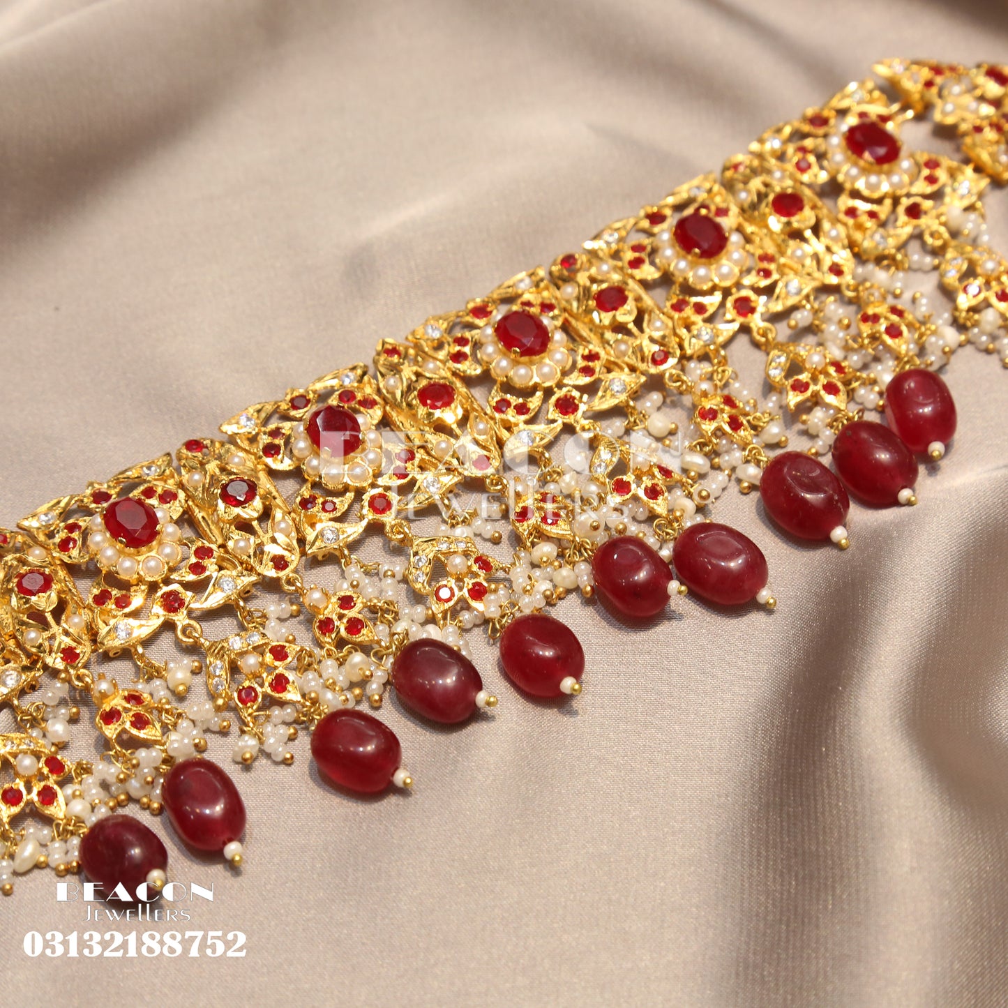 Choker Set Ring Tika and Earrings
