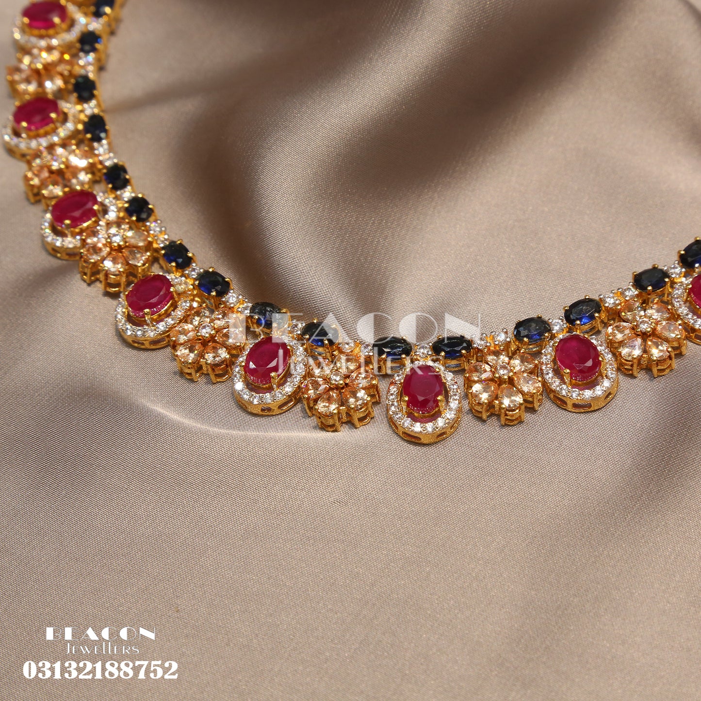 Necklace Set with Ring Tika Earrings