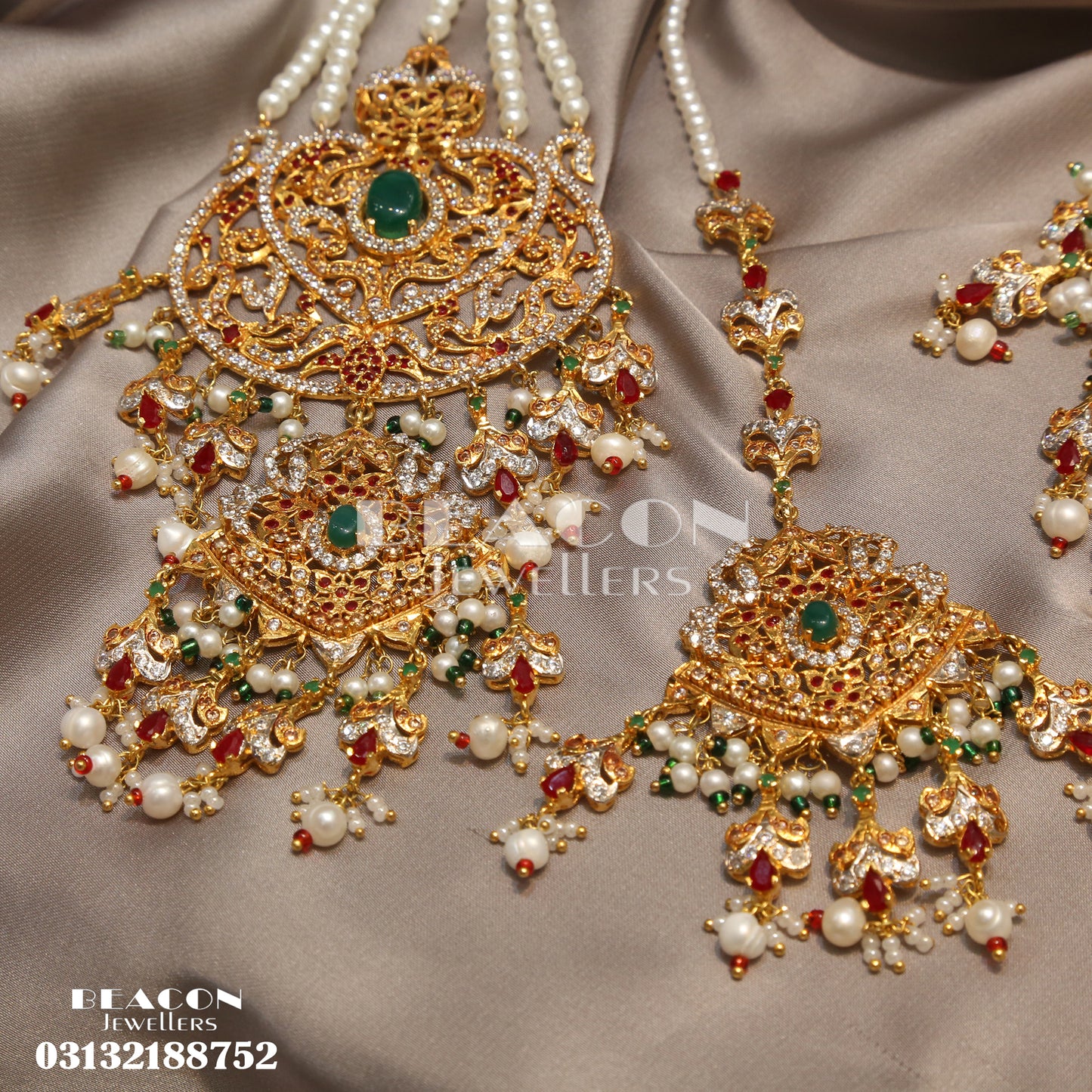 Necklace Set With Earrings Tika Jhomar