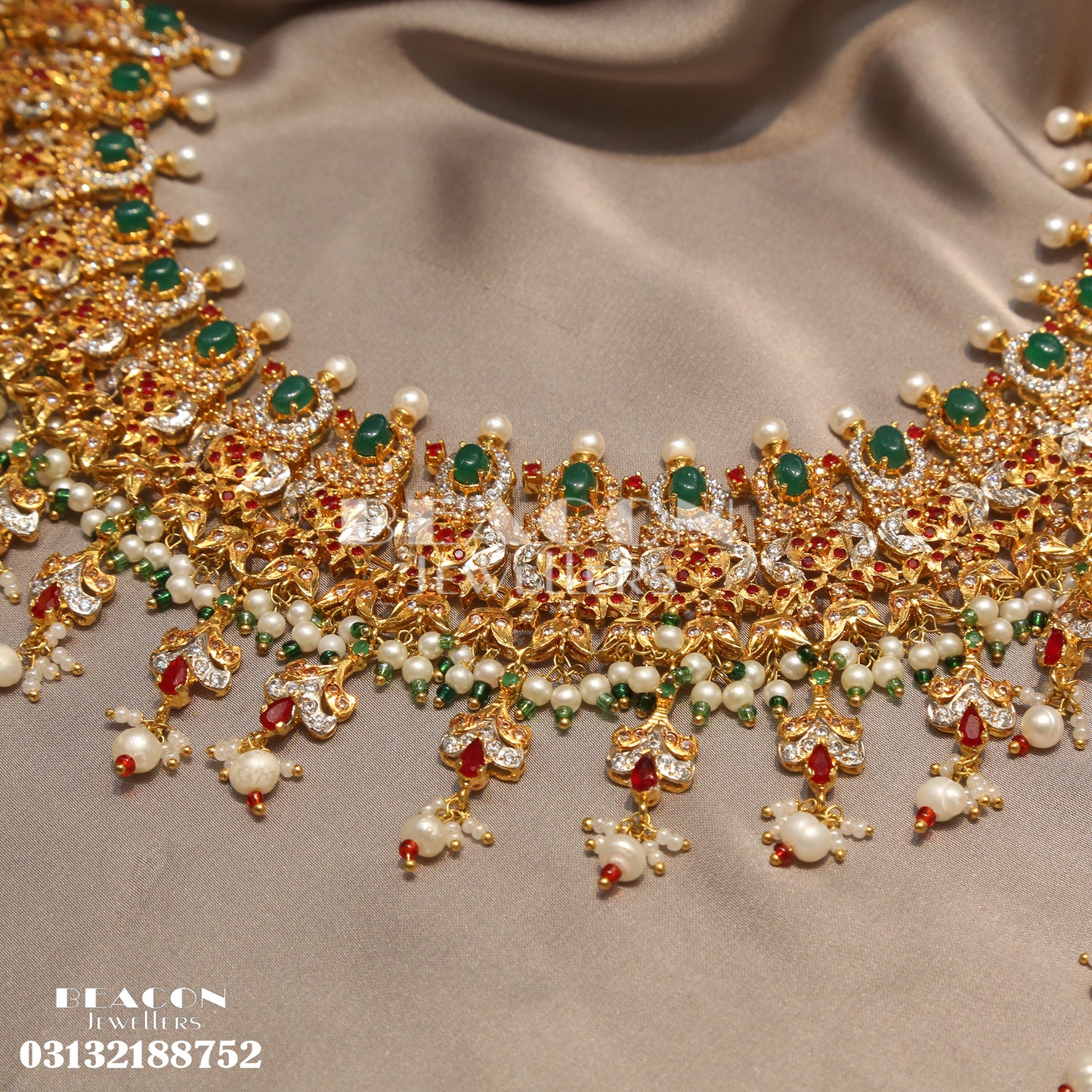 Necklace Set With Earrings Tika Jhomar