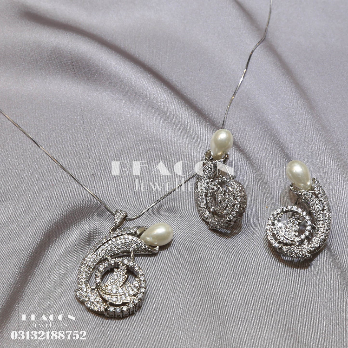 Locket and Earrings 44