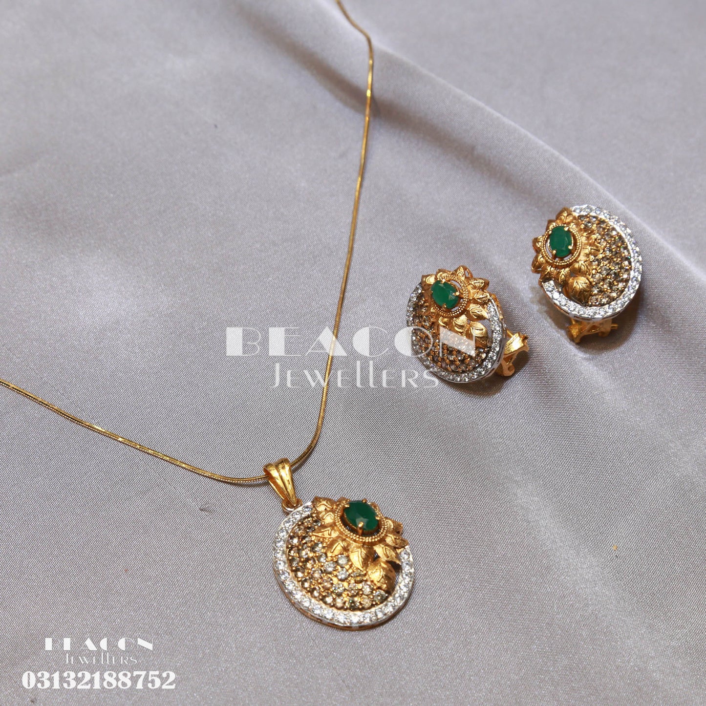 Locket and Earrings 43