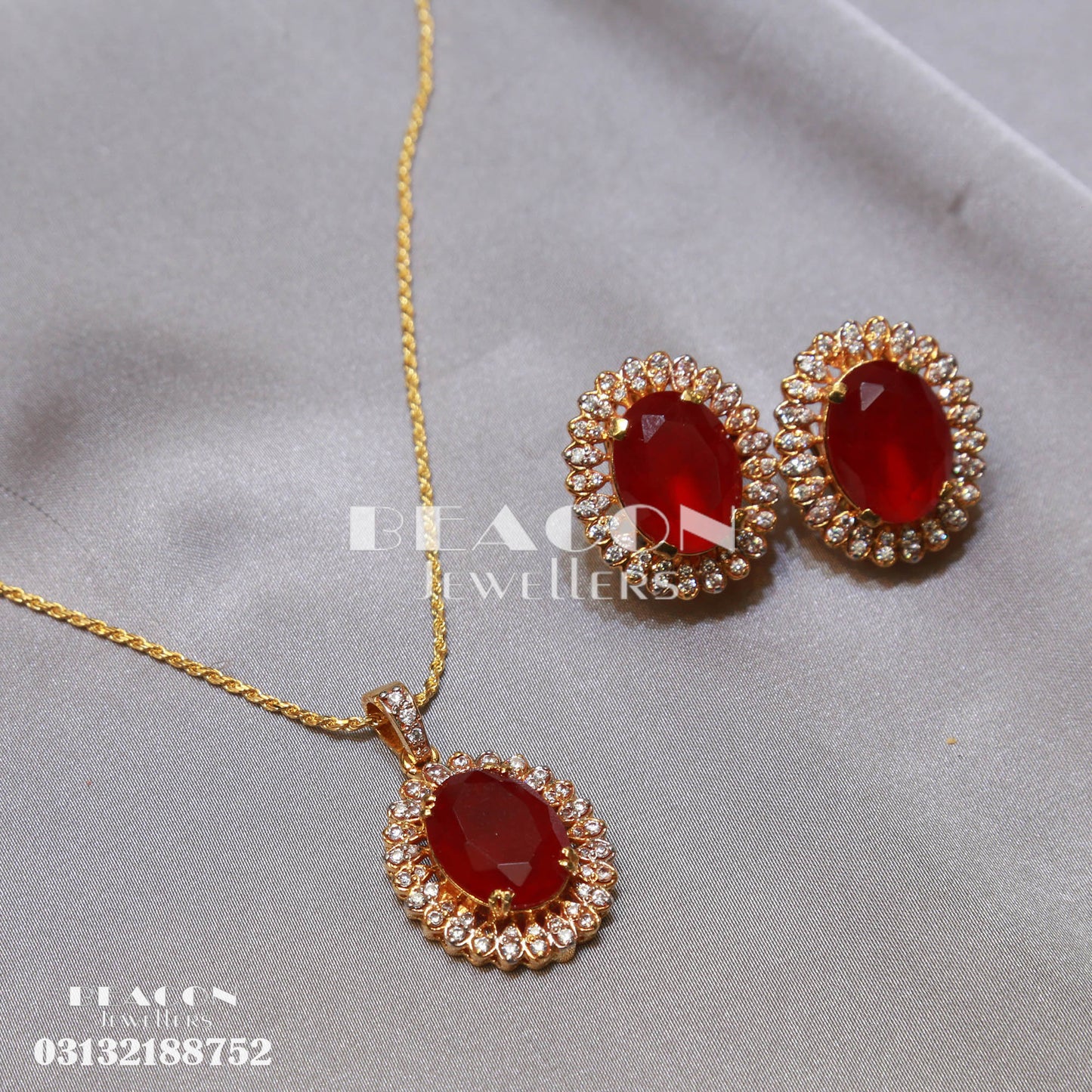 Locket and Earrings 42