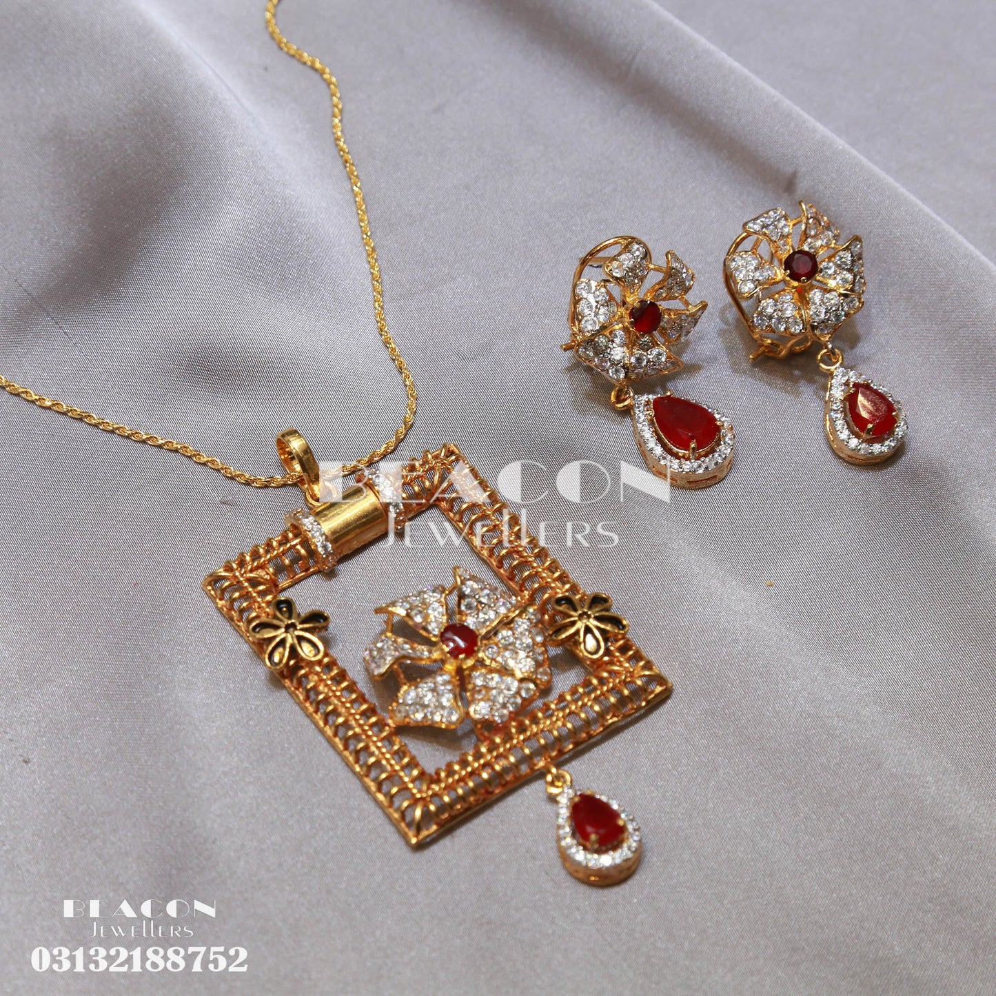 Locket and Earrings 41
