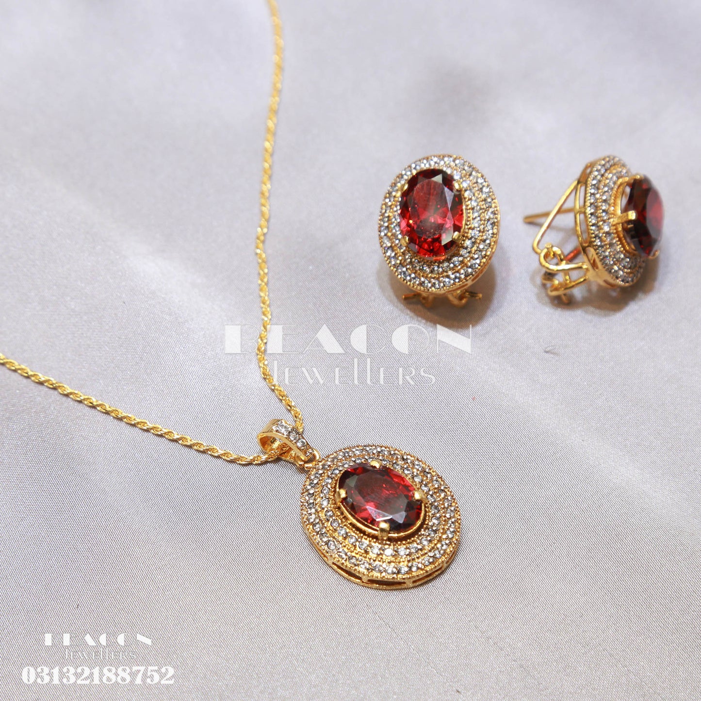 Locket and Earrings 39