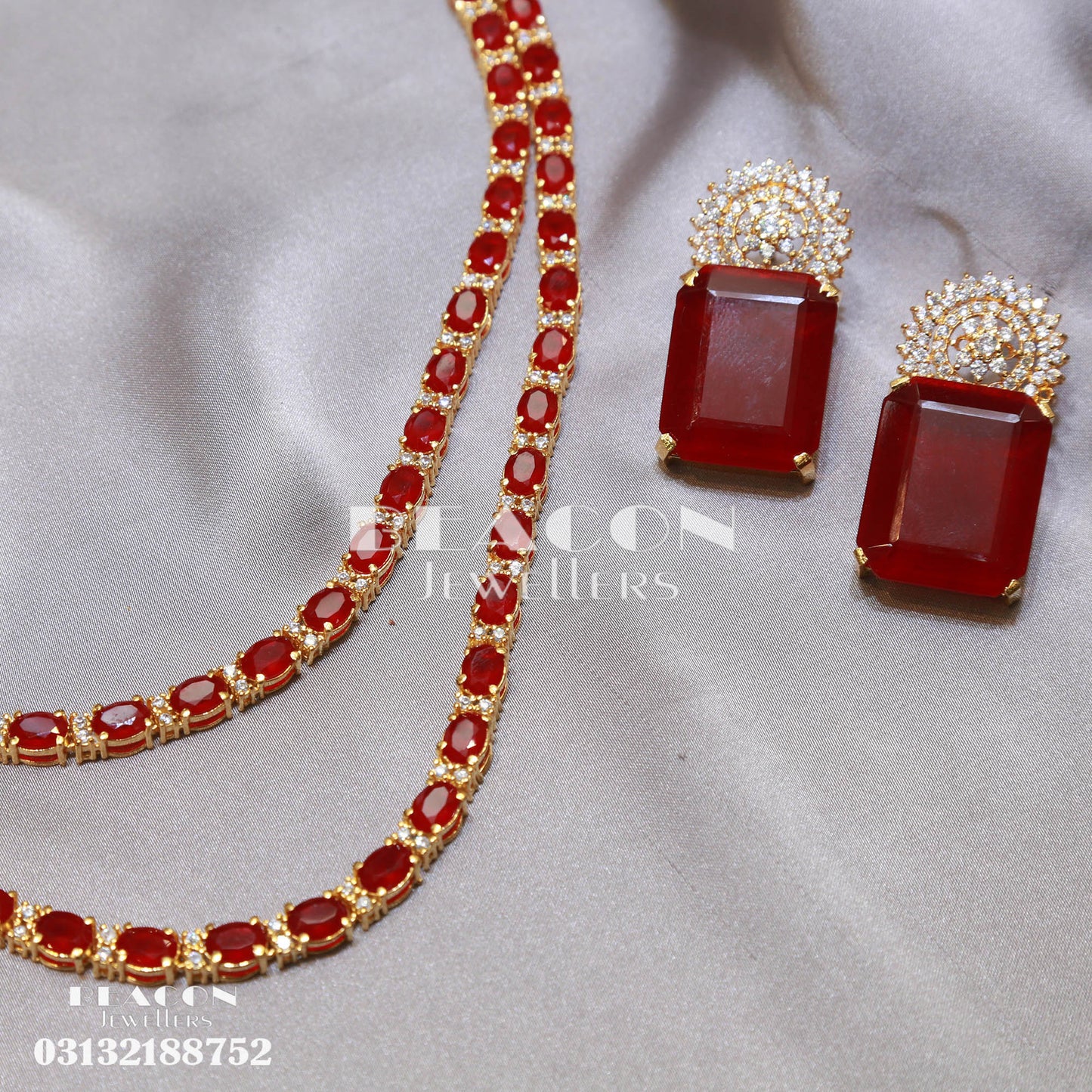 Necklace Ring Bracelet and Earrings 16