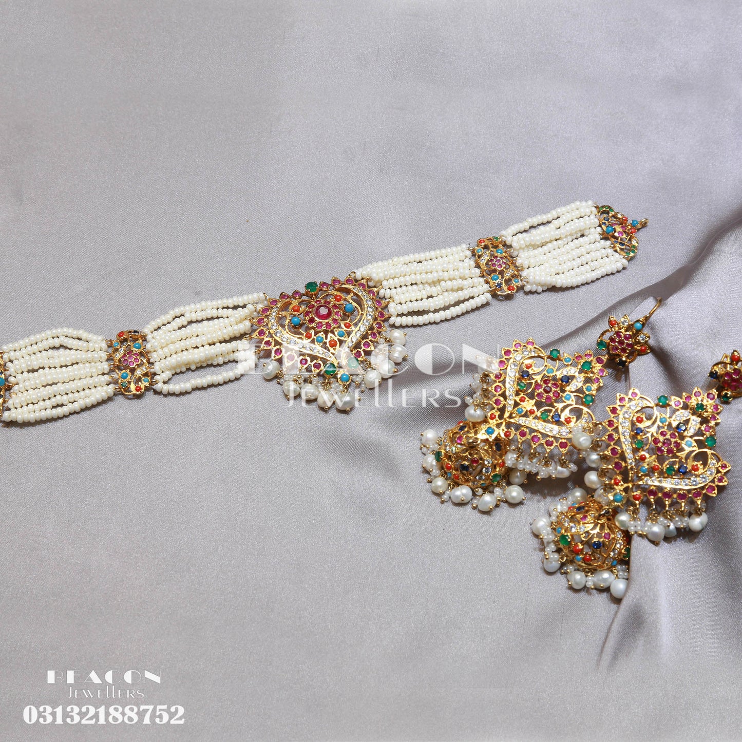 Choker Set With Earrings