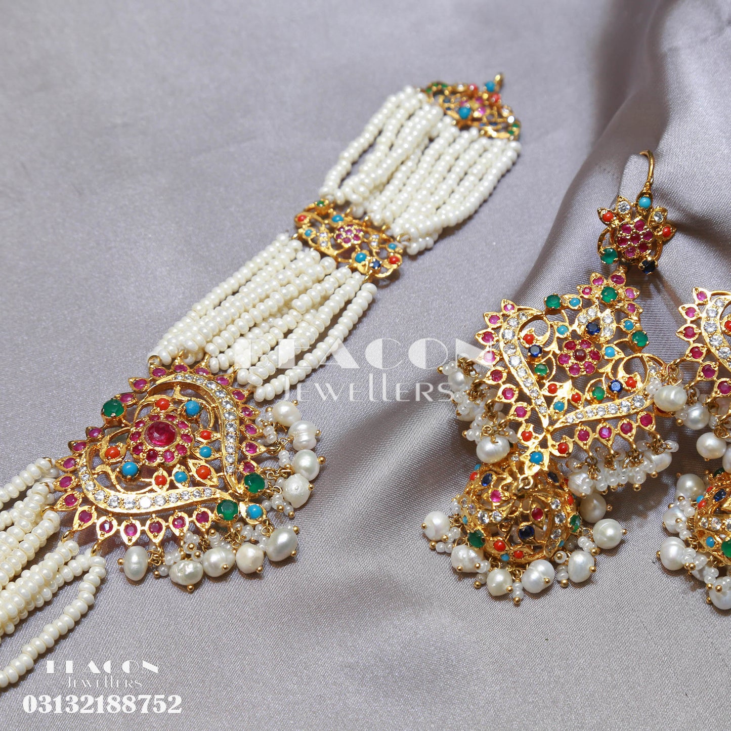 Choker Set With Earrings