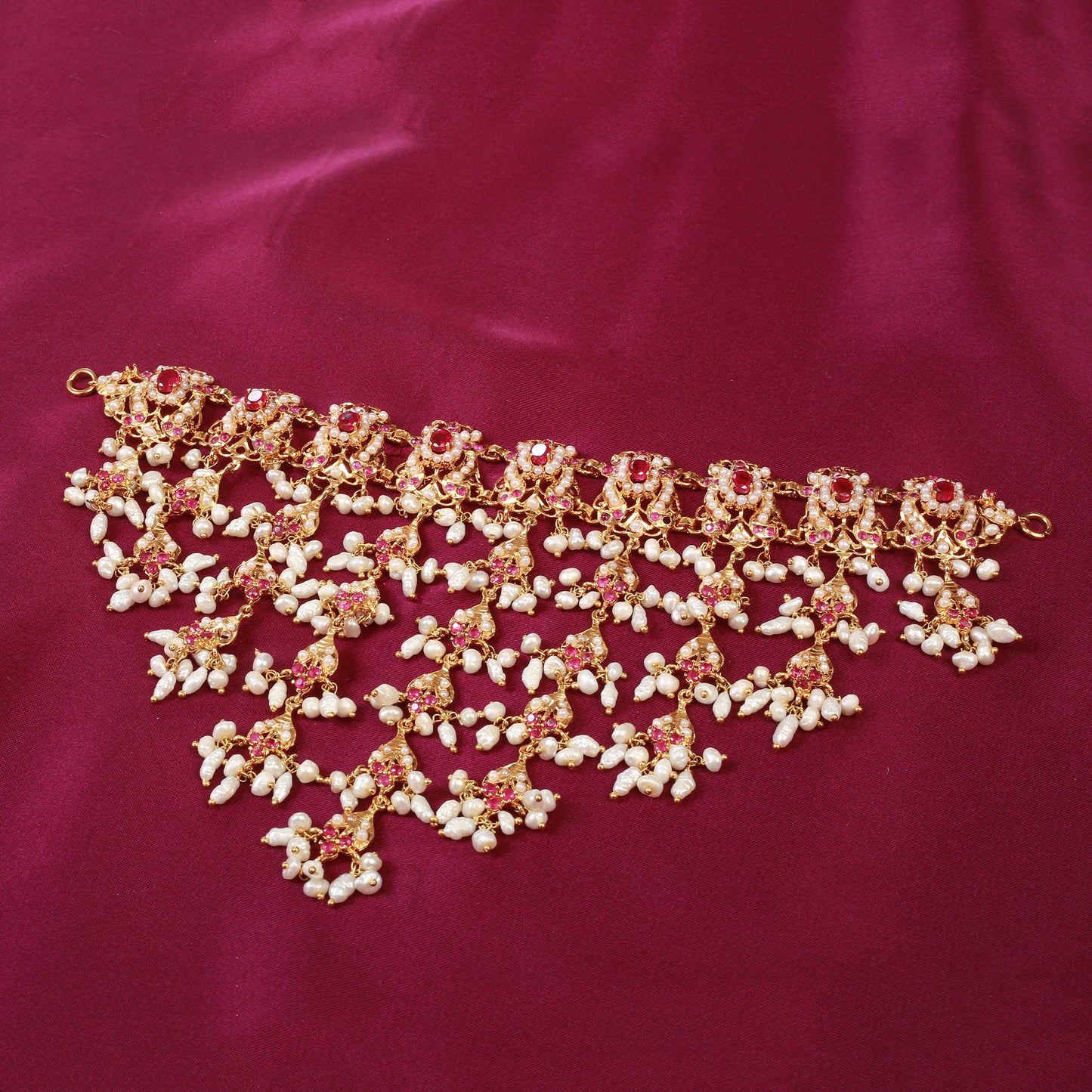 Necklace with Earrings, Rings