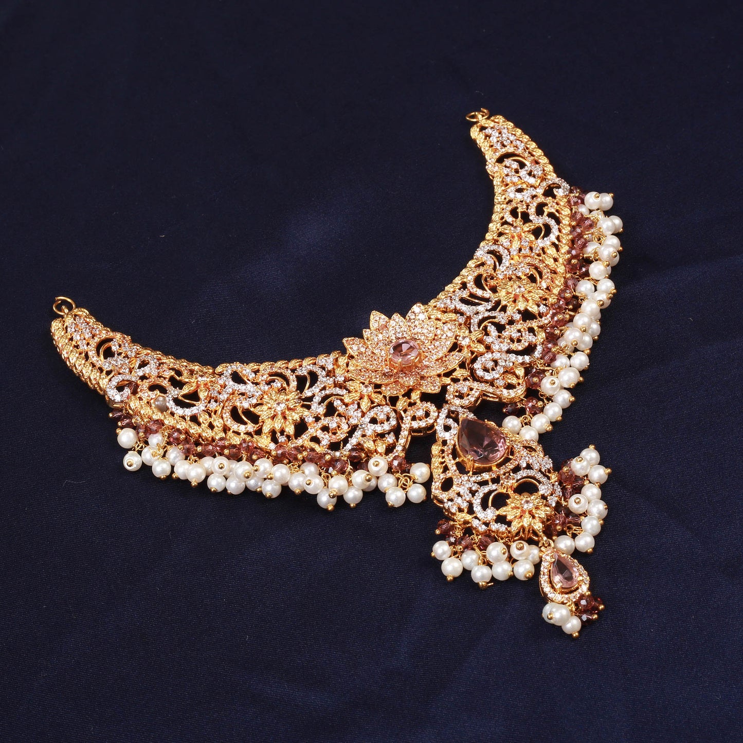 Necklace with Earrings and Tika