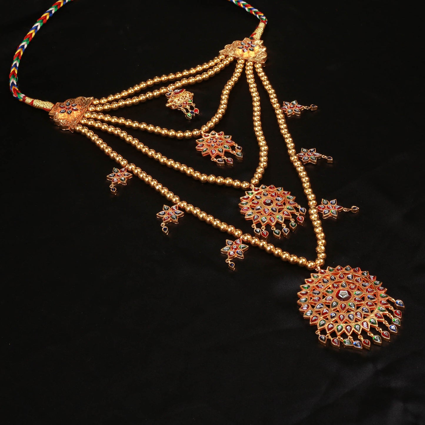 Maala Earrings, Tika and Ring