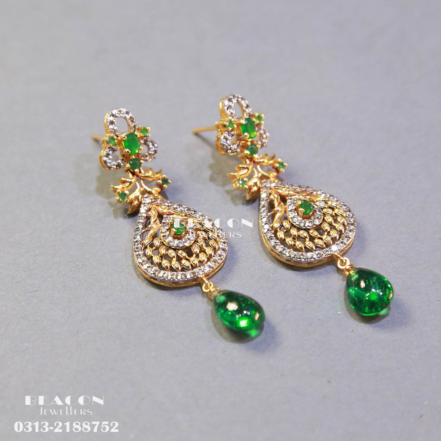 Necklace Set With Ring Tika Earrings
